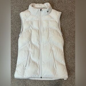White Quilted Puffer Vest
